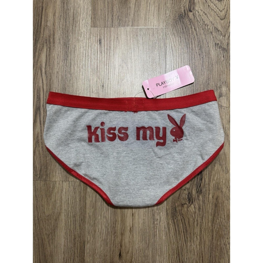 Y2K Vintage Playboy Kiss My Bunny Head Briefs Underwear Size M‎